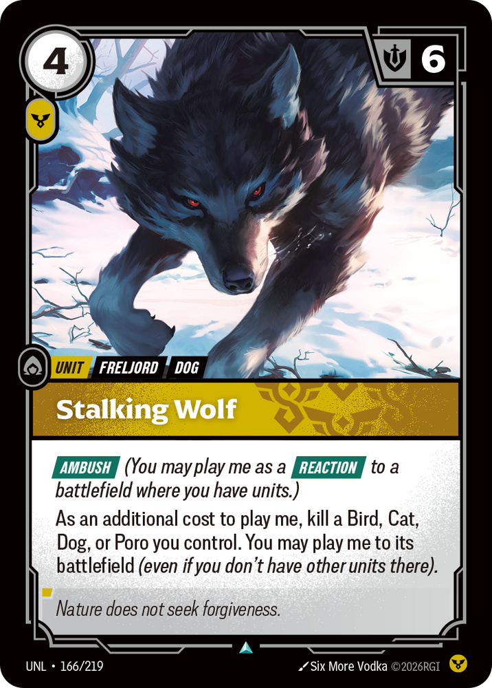 Stalking Wolf - Unleashed (166/219)
