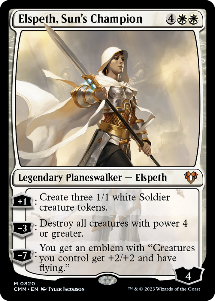 Magic | Elspeth, Sun's Champion [Commander Masters] | The Nerd Merchant