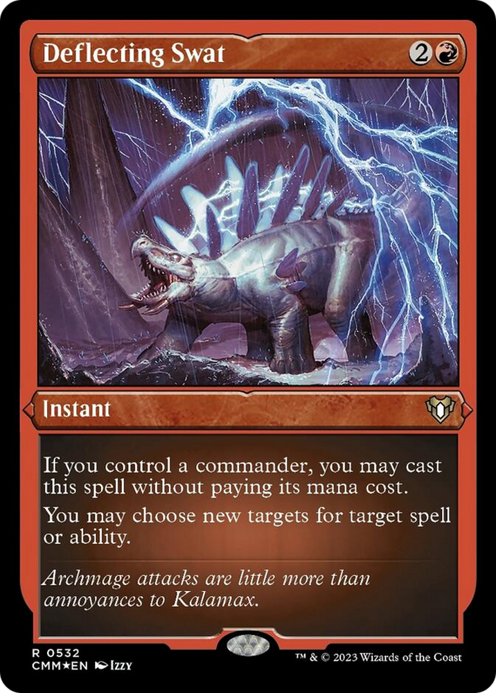 Magic | Deflecting Swat (Foil Etched) [Commander Masters] | The Nerd Merchant