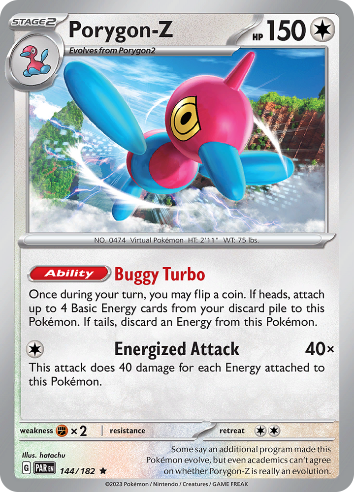 Pokemon | Porygon-Z (144/182) [Scarlet & Violet: Paradox Rift] | The Nerd Merchant