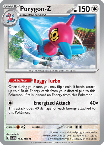 Pokemon | Porygon-Z (144/182) [Scarlet & Violet: Paradox Rift] | The Nerd Merchant