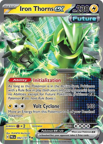Pokemon | Iron Thorns ex (032/131) [Scarlet & Violet: Prismatic Evolutions] | The Nerd Merchant