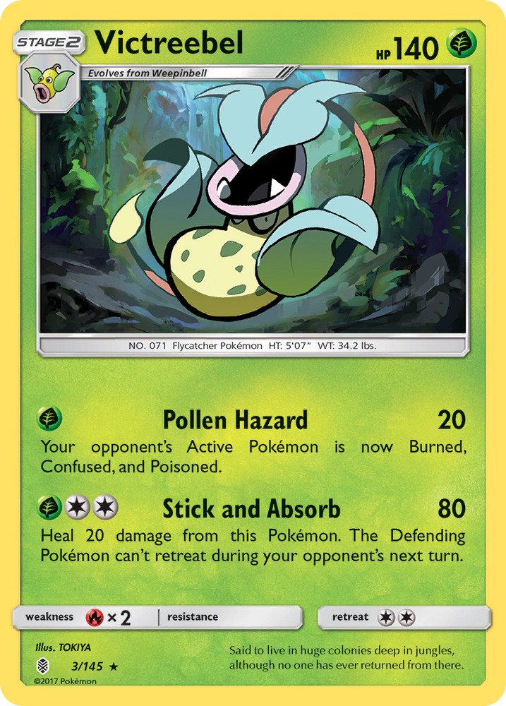 Pokemon | Victreebel (3/145) [Sun & Moon: Guardians Rising] | The Nerd Merchant