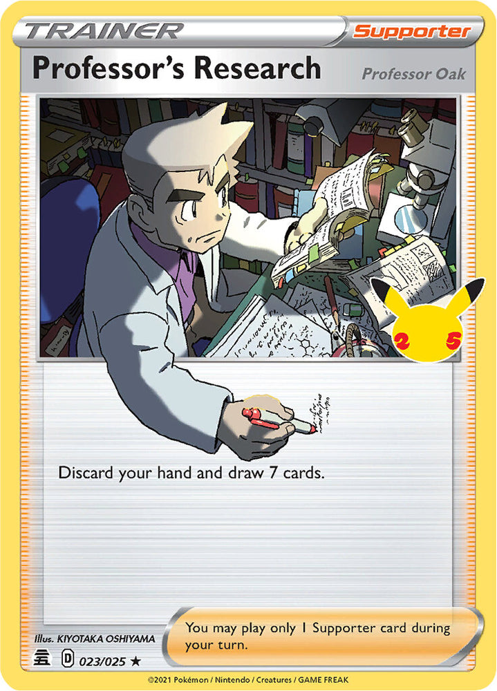 Pokemon | Professor's Research (023/025) [Celebrations: 25th Anniversary] | The Nerd Merchant