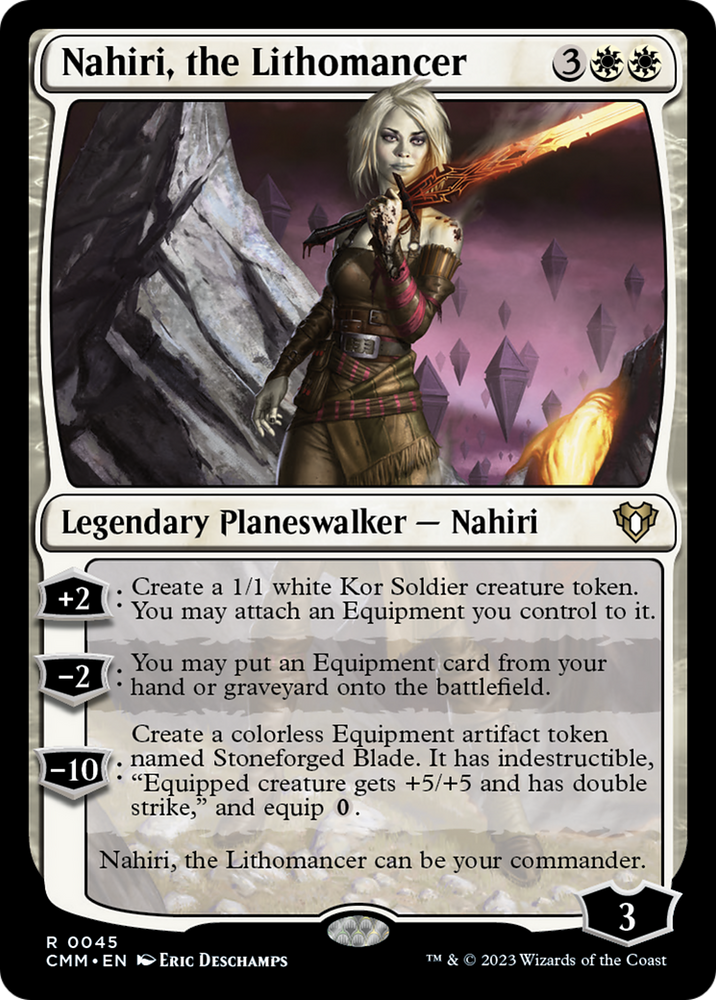 Magic | Nahiri, the Lithomancer [Commander Masters] | The Nerd Merchant