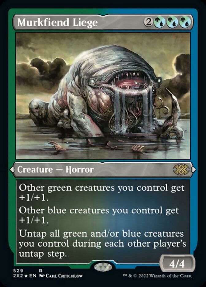 Magic | Murkfiend Liege (Foil Etched) [Double Masters 2022] | The Nerd Merchant