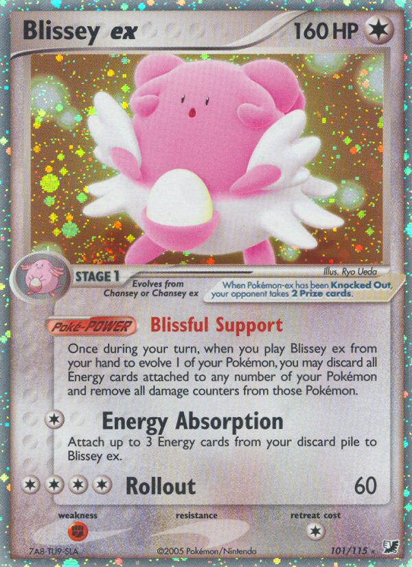 Pokemon | Blissey ex (101/115) [EX: Unseen Forces] | The Nerd Merchant