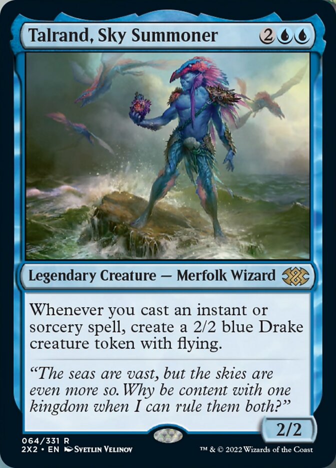 Magic | Talrand, Sky Summoner [Double Masters 2022] | The Nerd Merchant