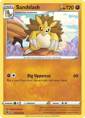 Pokemon | Sandslash (132/264) [Sword & Shield: Fusion Strike] | The Nerd Merchant