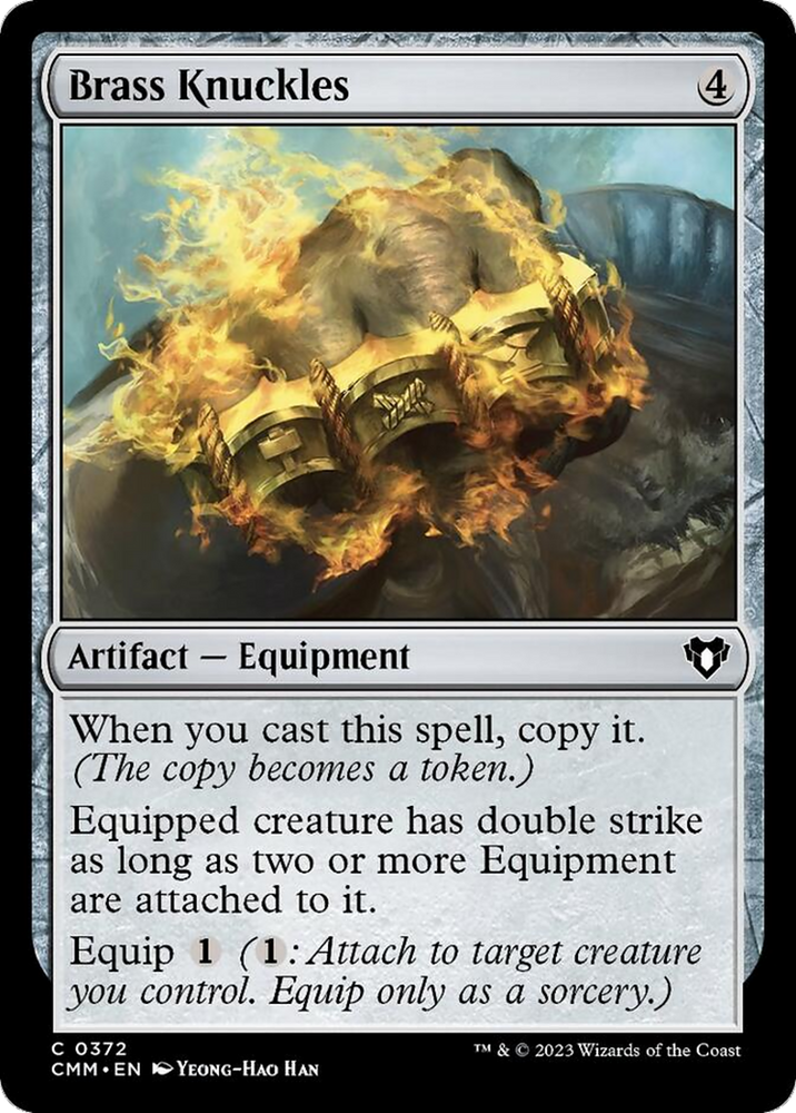 Magic | Brass Knuckles [Commander Masters] | The Nerd Merchant