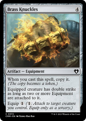 Magic | Brass Knuckles [Commander Masters] | The Nerd Merchant