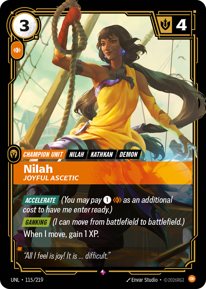 Nilah - Joyful Ascetic (Foil) - Unleashed (115/219)