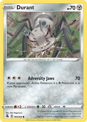 Pokemon | Durant (184/264) [Sword & Shield: Fusion Strike] | The Nerd Merchant