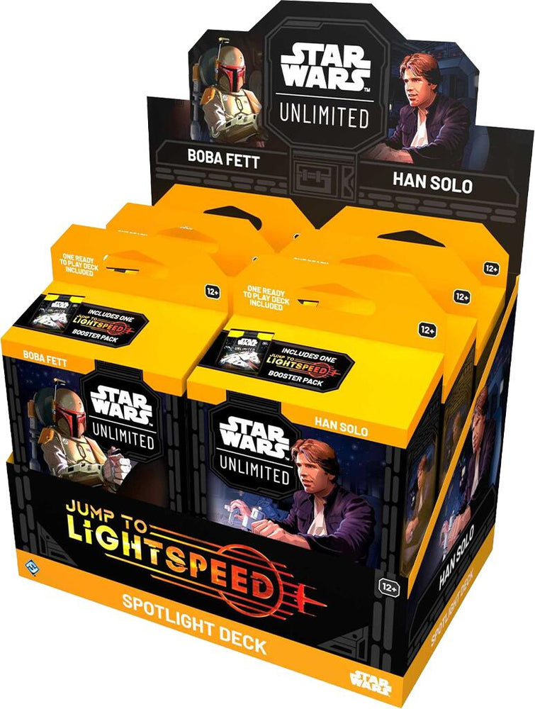 Star Wars Unlimited | Jump to Lightspeed - Spotlight Deck Display | The Nerd Merchant