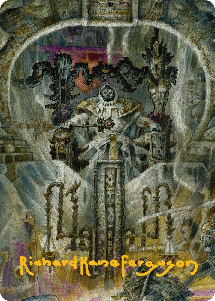 Magic | Gonti, Night Minister Art Card (Gold-Stamped Signature) [Aetherdrift Art Series] | The Nerd Merchant