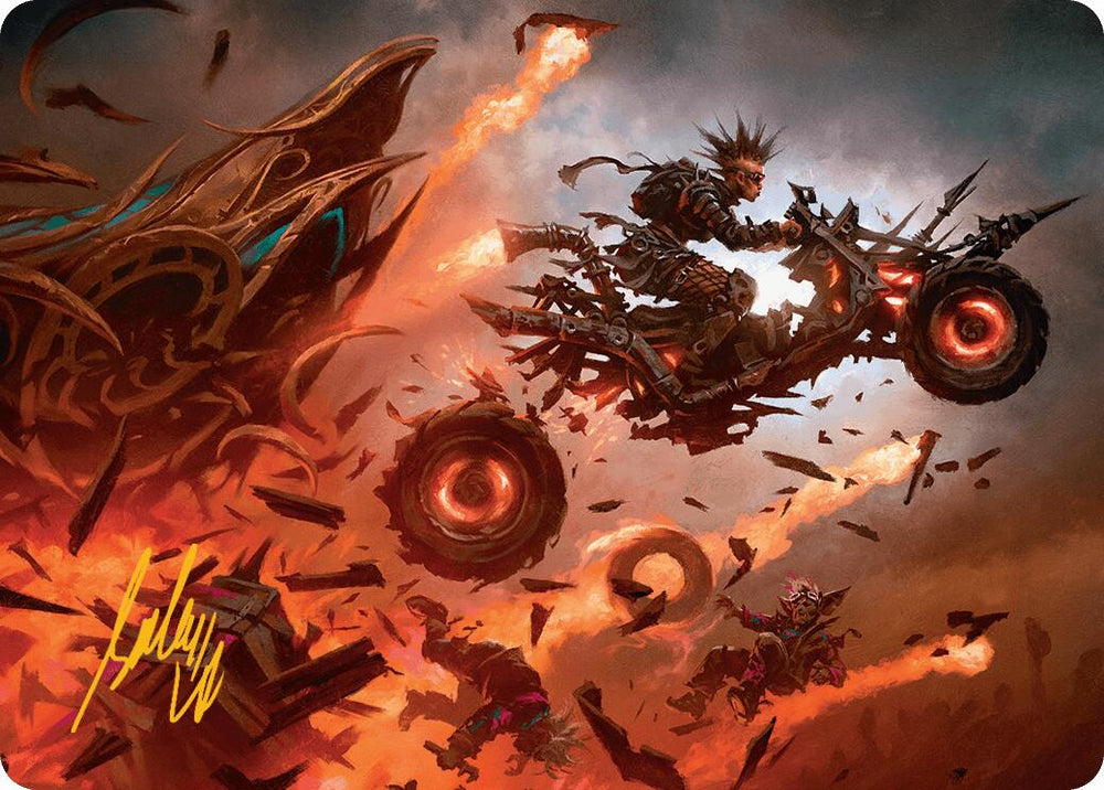Magic | Gastal Blockbuster Art Card (Gold-Stamped Signature) [Aetherdrift Art Series] | The Nerd Merchant