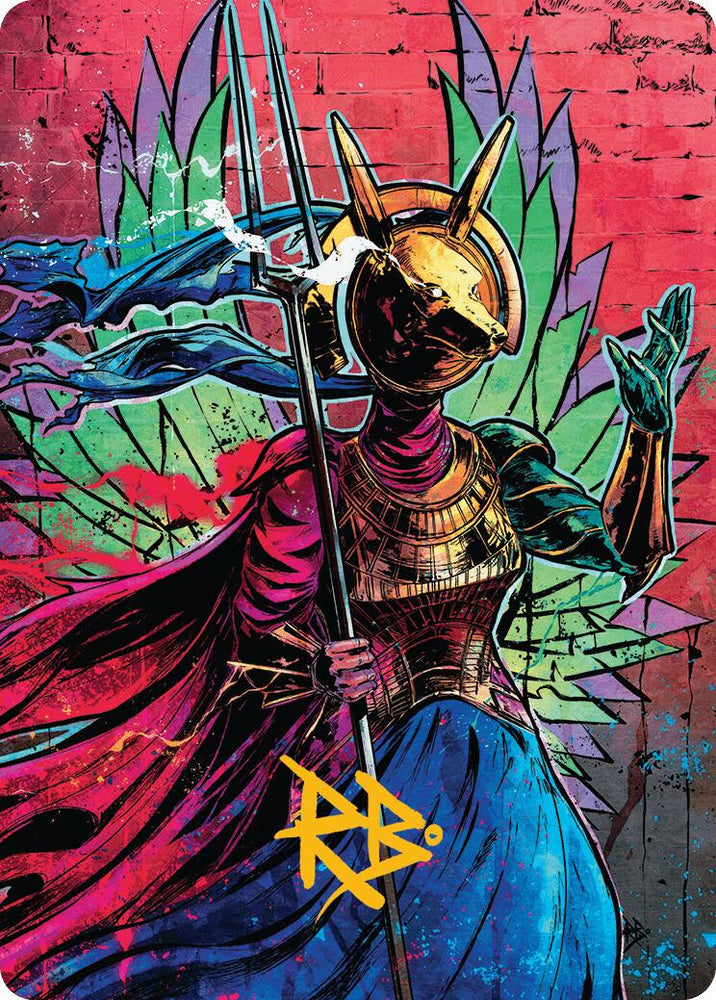 Magic | Hazoret, Godseeker Art Card (Gold-Stamped Signature) [Aetherdrift Art Series] | The Nerd Merchant