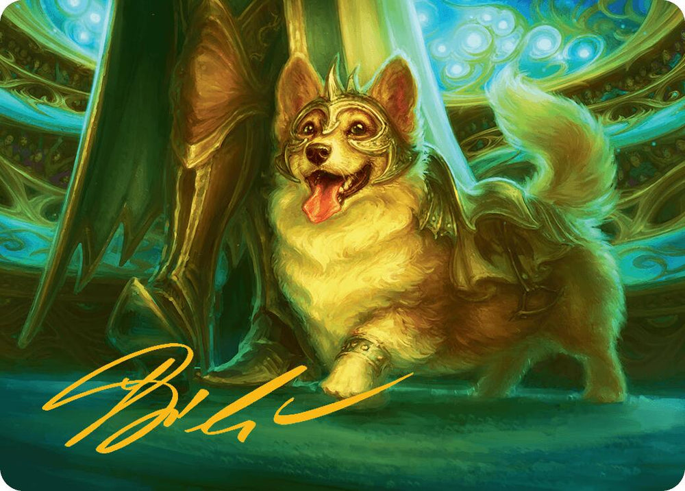 Magic | District Mascot Art Card (30/54) (Gold-Stamped Signature) [Aetherdrift Art Series] | The Nerd Merchant