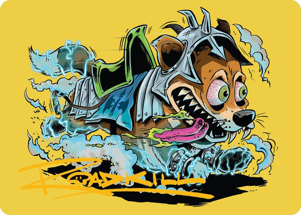 Magic | District Mascot Art Card (50/54) (Gold-Stamped Signature) [Aetherdrift Art Series] | The Nerd Merchant