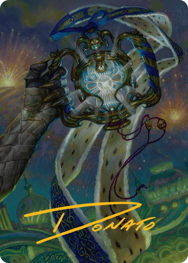 Magic | The Aetherspark Art Card (Gold-Stamped Signature) [Aetherdrift Art Series] | The Nerd Merchant