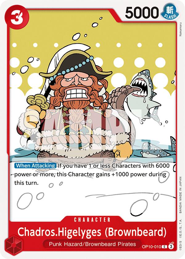 One Piece | Chadros.Higelyges (Brownbeard) [Royal Blood] | The Nerd Merchant