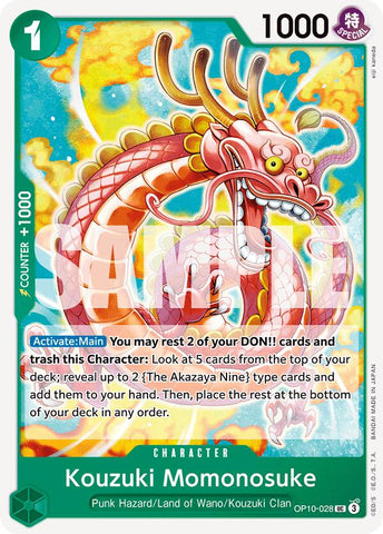 One Piece | Kouzuki Momonosuke (028) [Royal Blood] | The Nerd Merchant