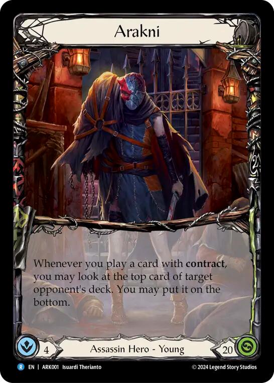 Flesh and Blood TCG | Arakni [ARK001] (The Hunted Arakni Blitz Deck) | The Nerd Merchant