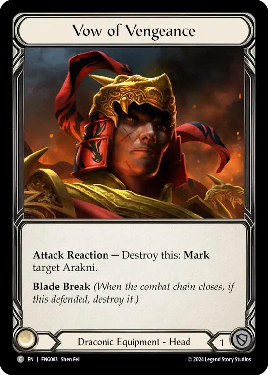 Flesh and Blood TCG | Vow of Vengeance [FNG003] (The Hunted Fang Blitz Deck) | The Nerd Merchant