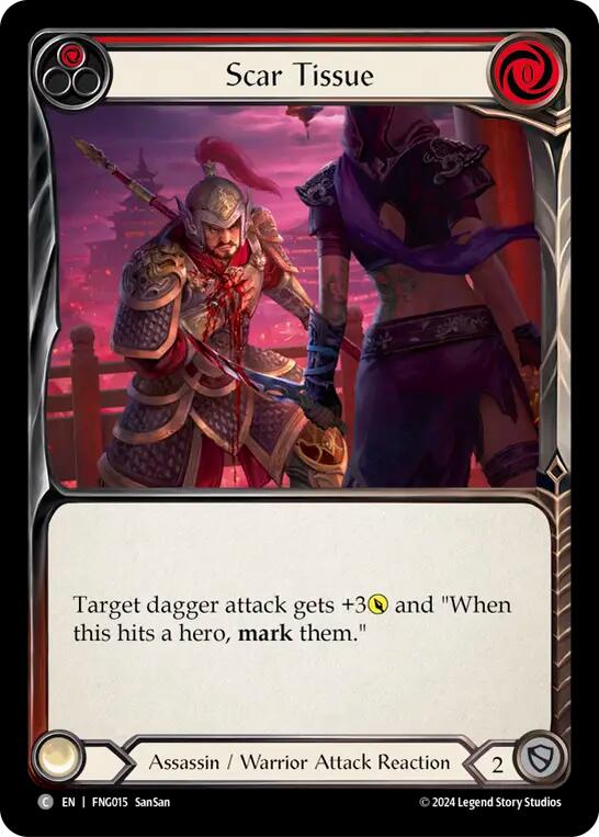 Flesh and Blood TCG | Scar Tissue (Red) [FNG015] (The Hunted Fang Blitz Deck) | The Nerd Merchant
