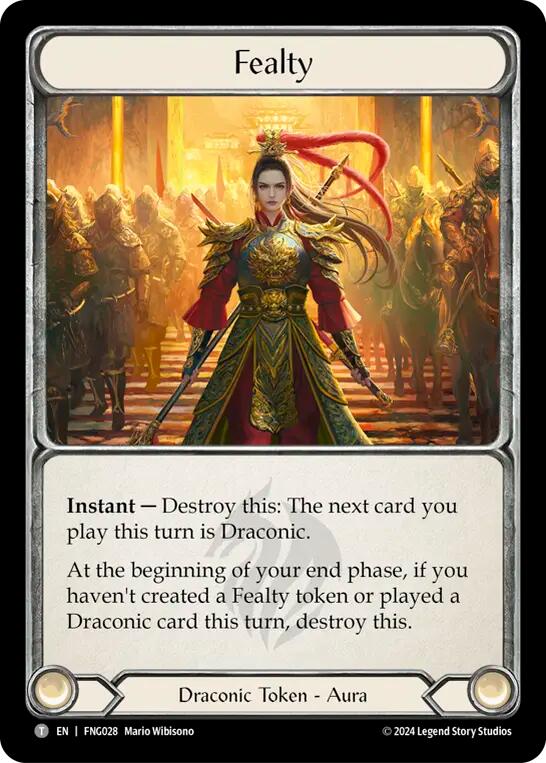 Flesh and Blood TCG | Fealty // Marked [FNG029 // FNG029] (The Hunted Fang Blitz Deck) | The Nerd Merchant