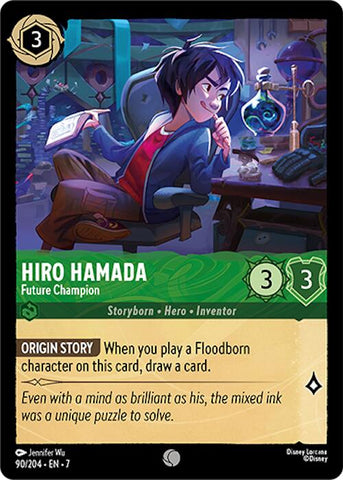 Lorcana | Hiro Hamada - Future Champion (90/204) [Archazia's Island] | The Nerd Merchant