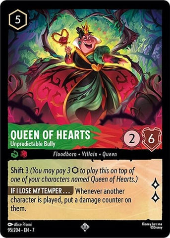 Lorcana | Queen of Hearts - Unpredictable Bully (95/204) [Archazia's Island] | The Nerd Merchant