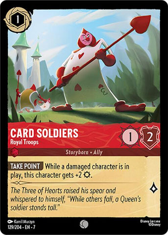 Lorcana | Card Soldiers - Royal Troops (129/204) [Archazia's Island] | The Nerd Merchant