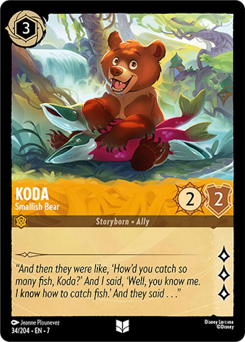 Lorcana | Koda - Smallish Bear (34/304) [Archazia's Island] | The Nerd Merchant