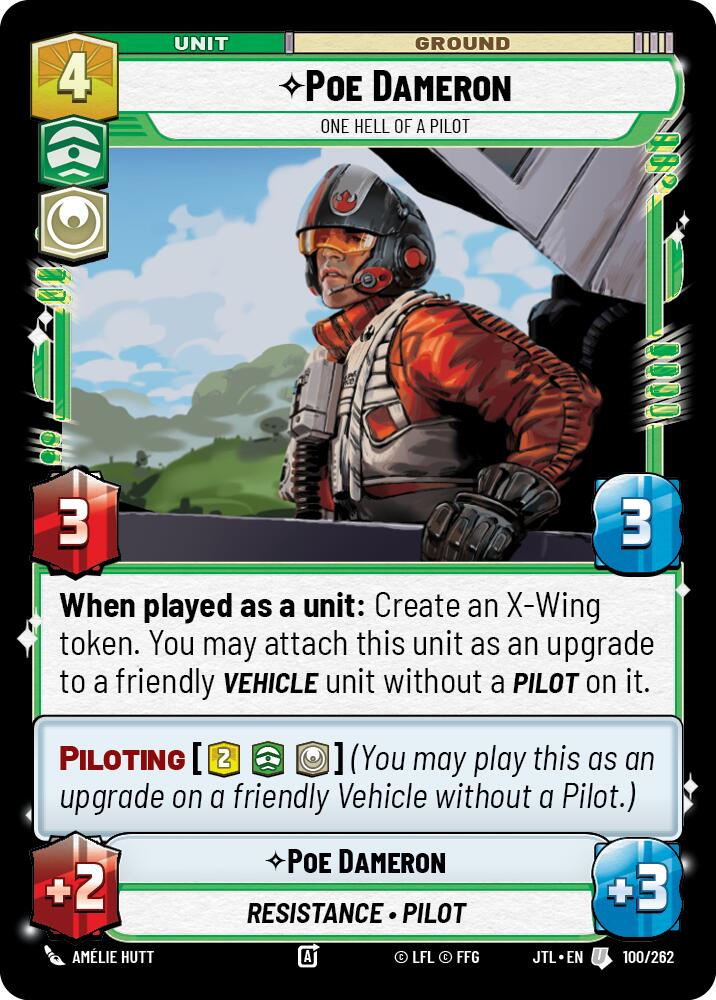 Poe Dameron - One Hell of a Pilot (100/262) (100/262) [Jump to Lightspeed]