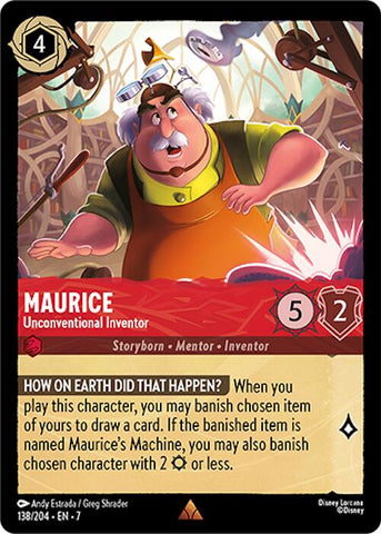 Lorcana | Maurice - Unconventional Inventor (138/204) [Archazia's Island] | The Nerd Merchant