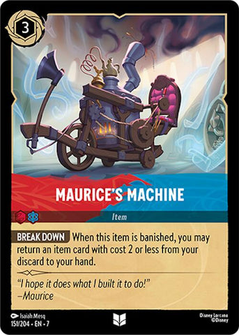 Lorcana | Maurice's Machine (151/204) [Archazia's Island] | The Nerd Merchant