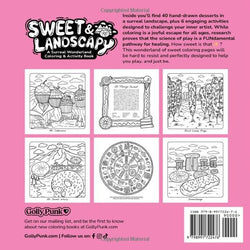 Sweet & Landscapy: A Surreal Wonderland Coloring & Activity Book
