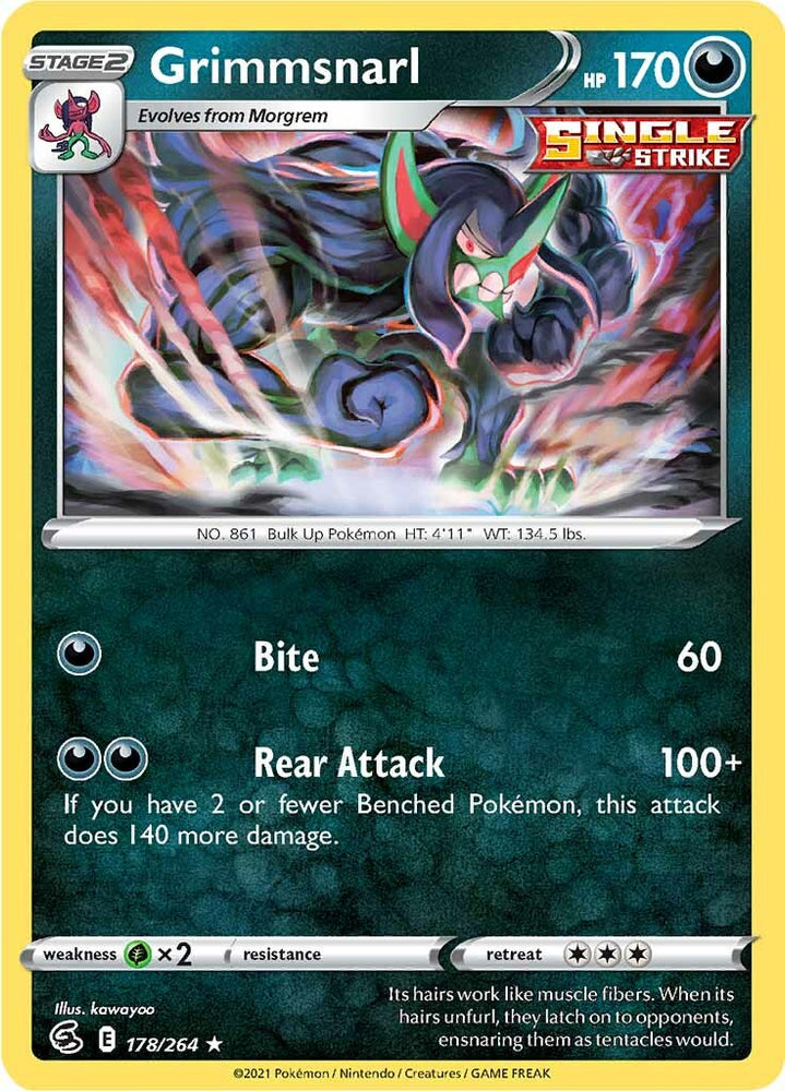 Pokemon | Grimmsnarl (178/264) [Sword & Shield: Fusion Strike] | The Nerd Merchant