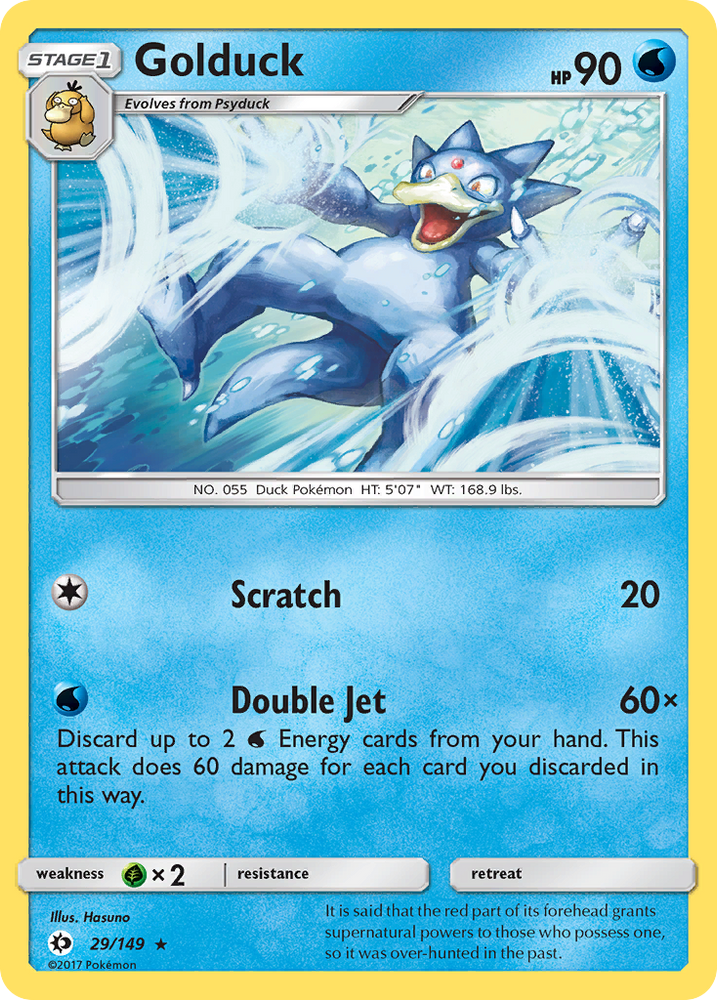 Pokemon | Golduck (29/149) [Sun & Moon: Base Set] | The Nerd Merchant