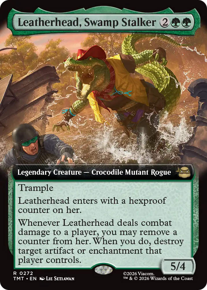 Magic | Leatherhead, Swamp Stalker (Extended Art) [Teenage Mutant Ninja Turtles] | The Nerd Merchant