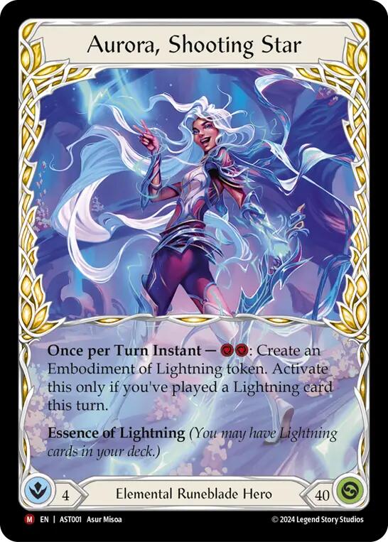 Flesh and Blood TCG | Aurora, Shooting Star [AST001] (Armory Deck: Aurora) | The Nerd Merchant