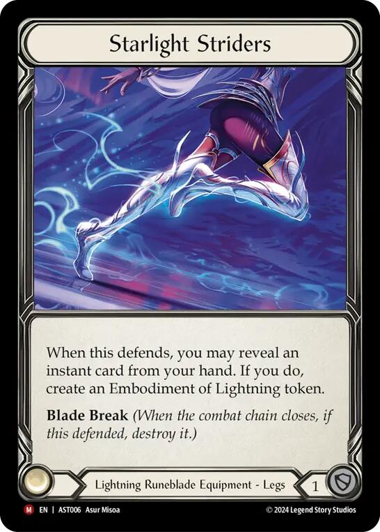Flesh and Blood TCG | Starlight Striders [AST006] (Armory Deck: Aurora)  Rainbow Foil | The Nerd Merchant