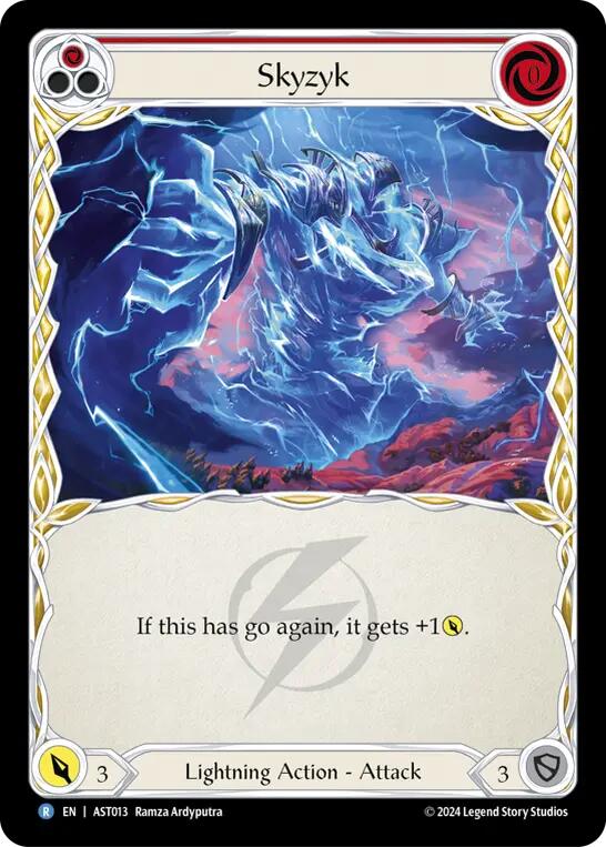 Flesh and Blood TCG | Skyzyk [AST013] (Armory Deck: Aurora)  Rainbow Foil | The Nerd Merchant