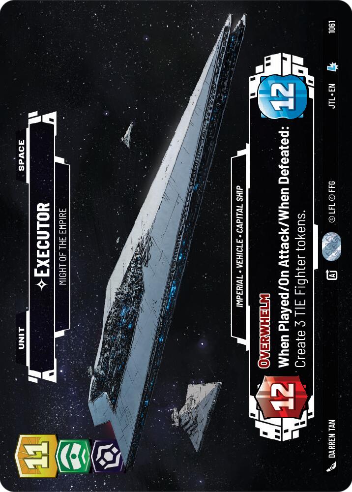 Executor - Might of the Empire (1061) (Prestige Foil) (1061) [Jump to Lightspeed]
