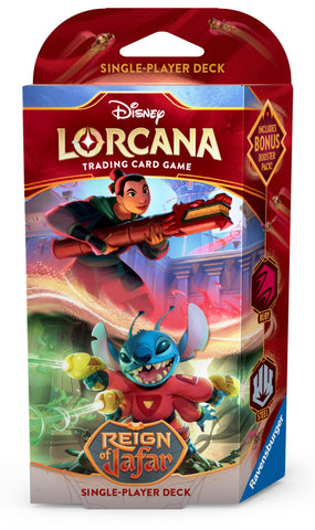 Lorcana | Reign of Jafar - Starter Deck (Ruby & Steel) | The Nerd Merchant