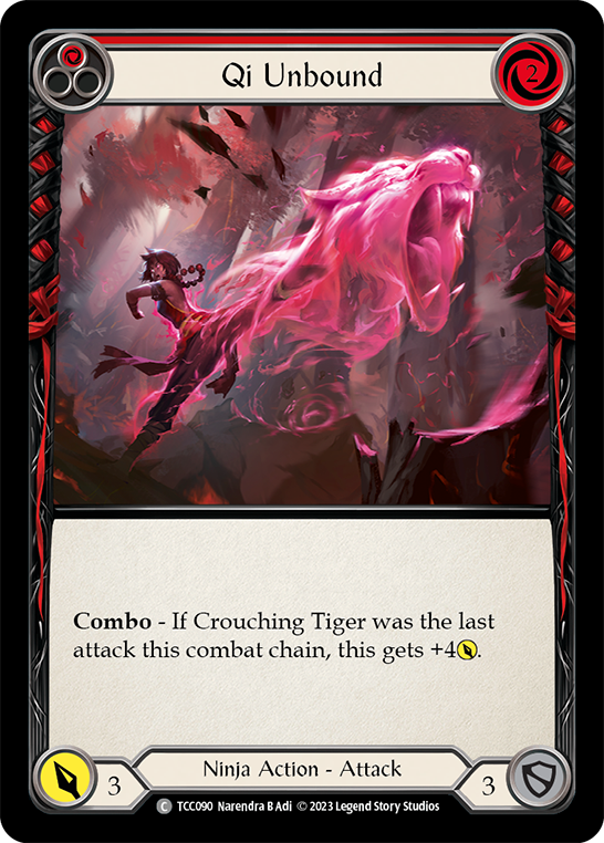Flesh and Blood TCG | Qi Unbound (Red) [TCC090] (Round the Table: TCC x LSS) | The Nerd Merchant