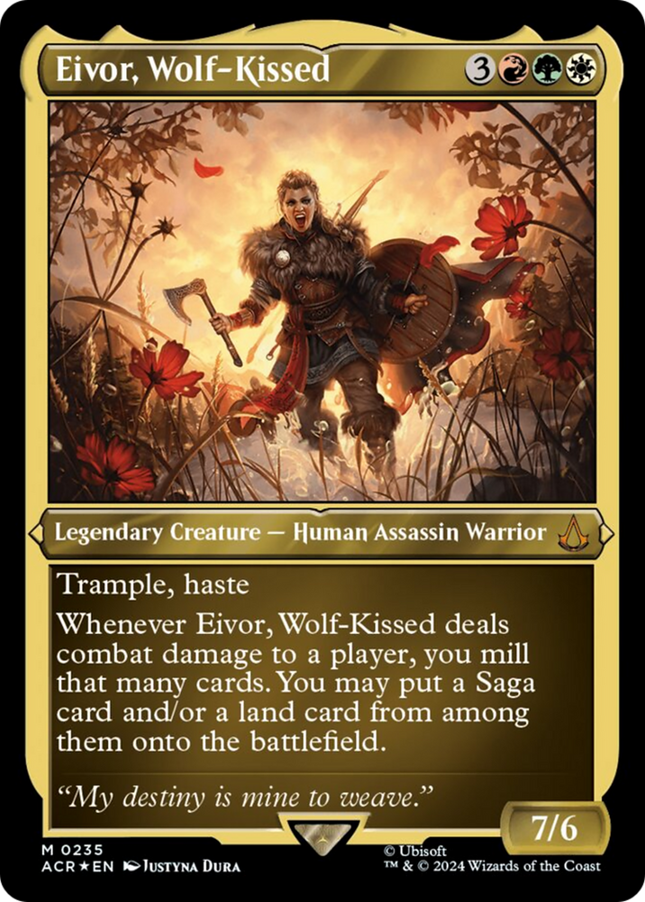 Magic | Eivor, Wolf-Kissed (Foil Etched) [Assassin's Creed] | The Nerd Merchant