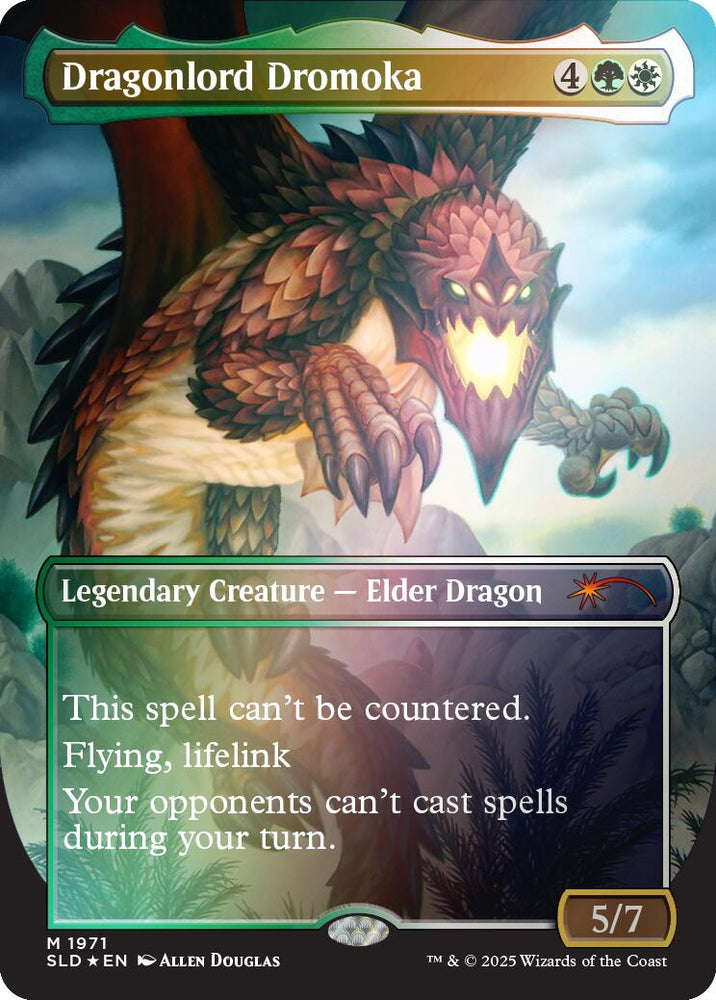 Dragonlord Dromoka (Rainbow Foil) [Secret Lair Drop Series]