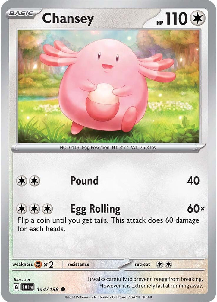 Pokemon | Chansey (144/198) [Scarlet & Violet: Base Set] | The Nerd Merchant